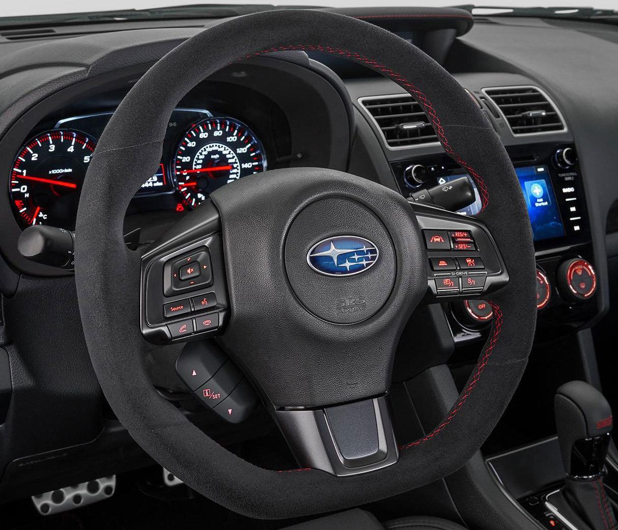 Subaru OEM Type RA Ultrasuede Steering Wheel Subaru 2015-2021 WRX / 2015-2021 STI | 34312VA130