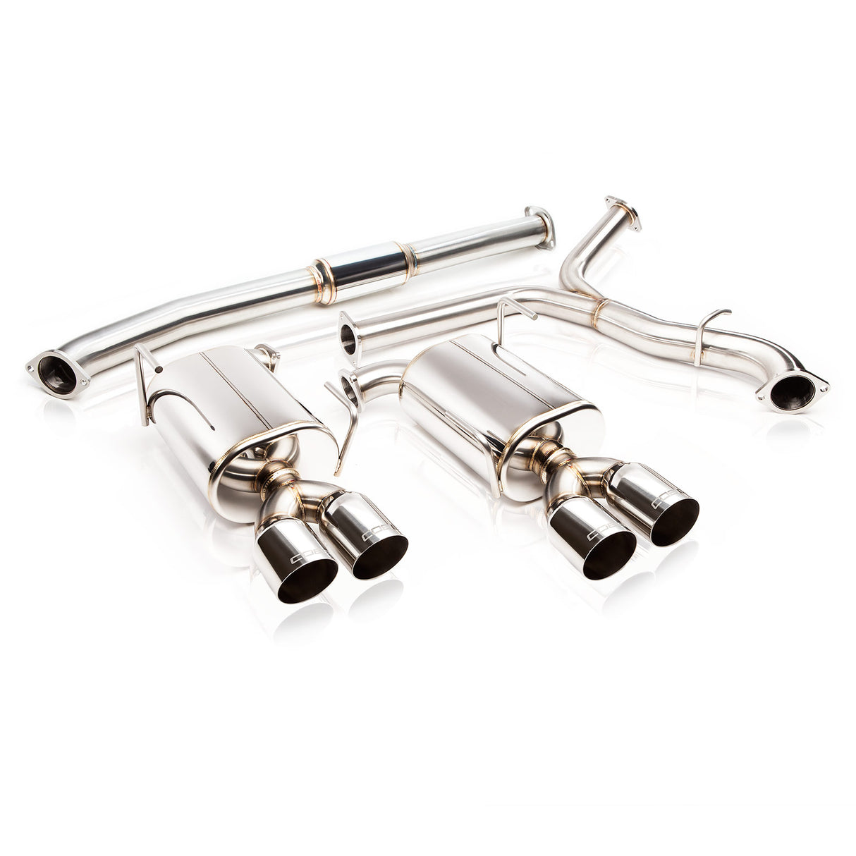 COBB Stainless Steel Cat Back Exhaust Quad 3.5in Tips Sedan Subaru 2011-2014 WRX / 2011-2014 STI | 515122