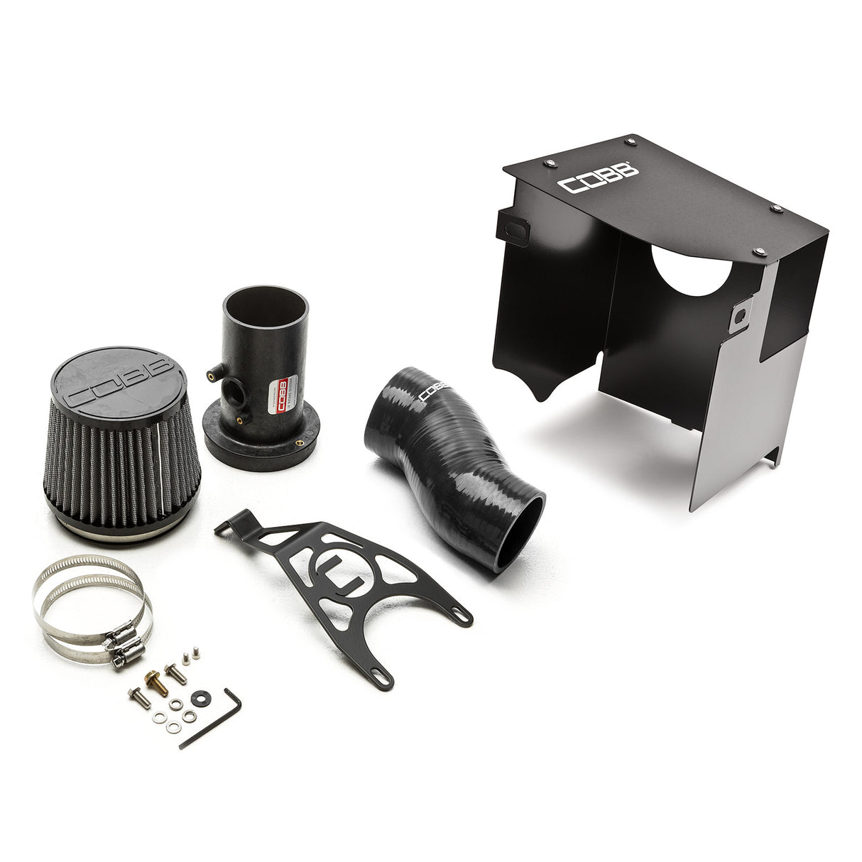 COBB SF Short Ram Intake With Air Box Combo Black Subaru 2008-2014 WRX / 2008-2014 STI | 715300-BK