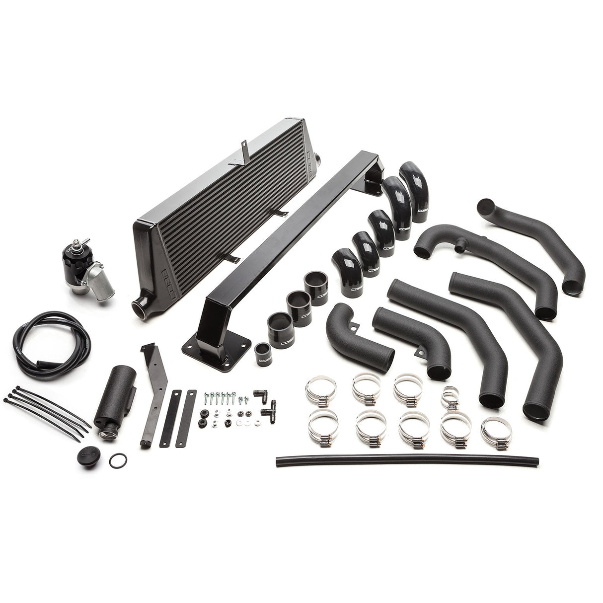 COBB Front Mount Intercooler Kit Black (715500-BK) | Subaru STI 2011-2014