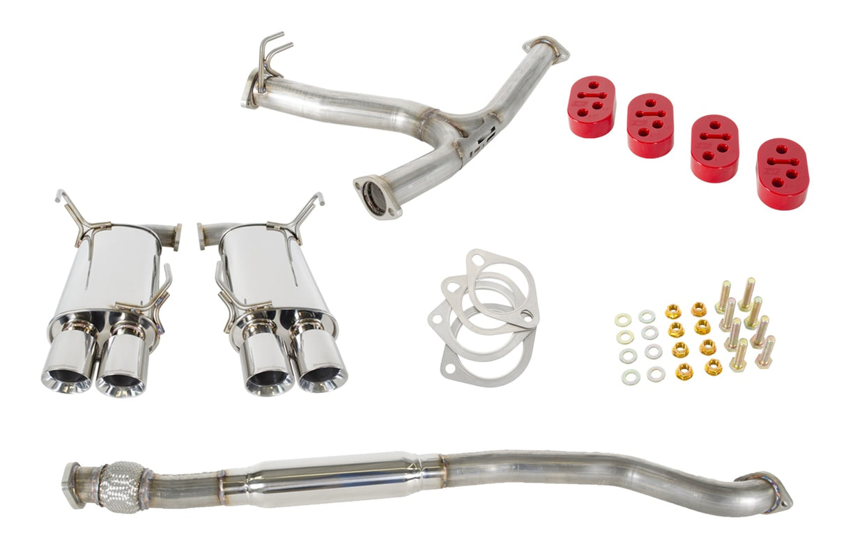 GrimmSpeed Non-Resonated Cat Back Exhaust System (SEDAN) Subaru 2011-2020 WRX / 2011-2020 STI