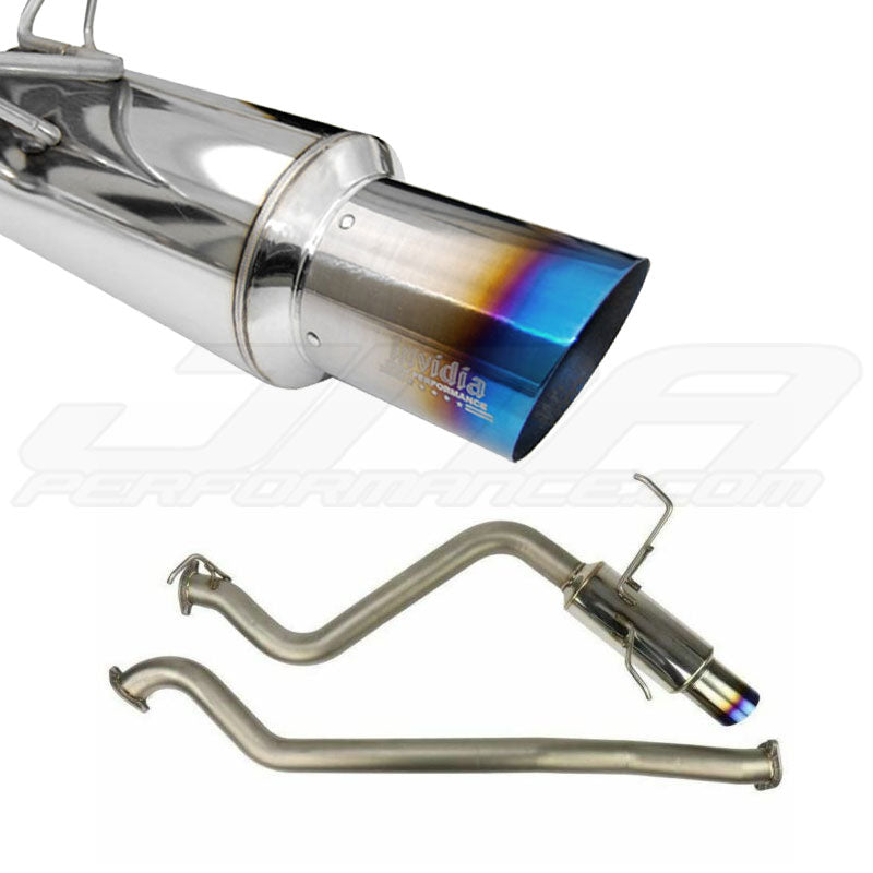 Invidia N1 Cat Back Exhaust w/Bead Blasted Piping Titanium Tip Subaru 2015-2020 WRX / 2015-2020 STI