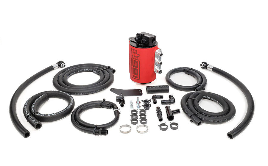 IAG Performance V3 Street Series Air/Oil Separator (AOS) Red Subaru 2006-2007 WRX / 2004-2007 STI