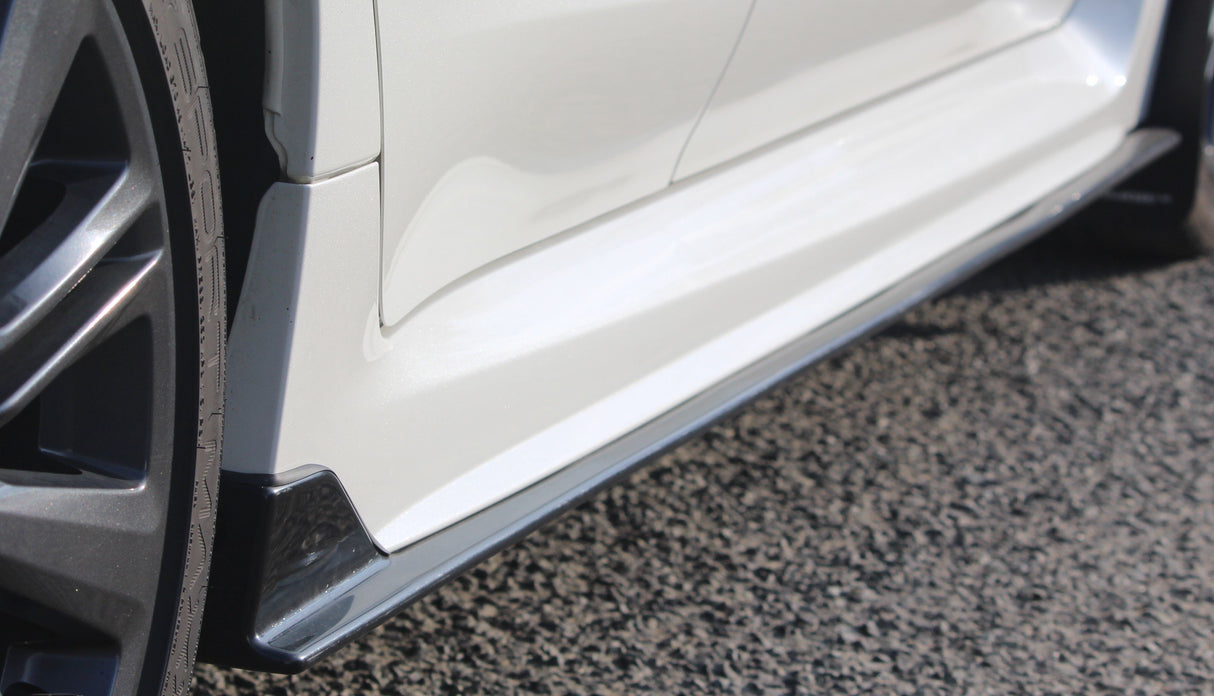 JNA Performance V Style Side Skirt Extensions ABS Subaru 2015-2021 WRX / 2015-2021 STI