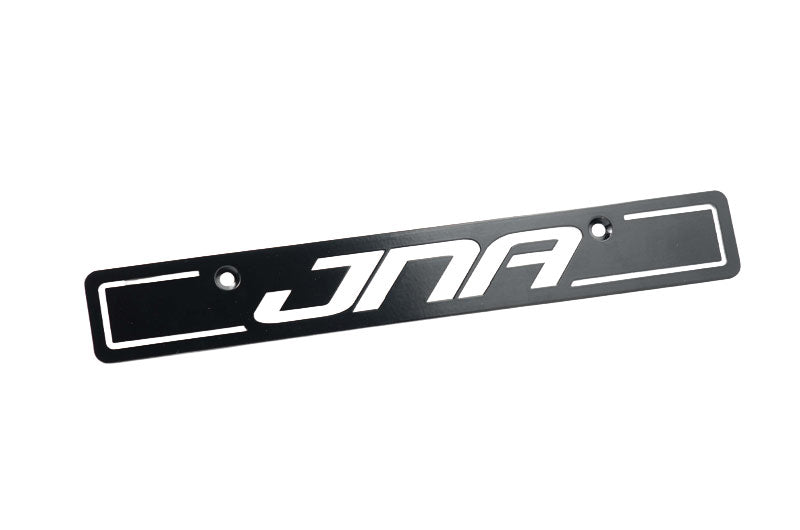 JNA Performance Front License Plate Delete Black Subaru 2002-2021 WRX / 2004-2021 STI / 2013-2021 BRZ | JNA-SUB-004BK