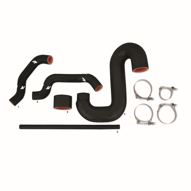 Mishimoto Top Mount Intercooler Black w/ Black Hoses Subaru 2002-2007 WRX / 2004-2007 STI