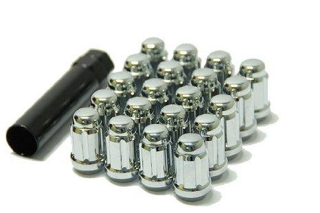 Wheel Mate Muteki Spline Drive Lug Nuts Closed Ended Chrome M12 x 1.25 | 41885C