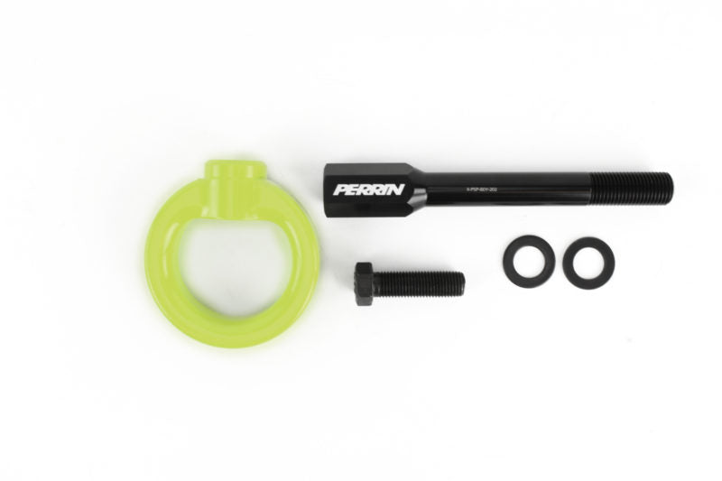 Perrin Front Tow Hook Neon Yellow (PSP-BDY-230NY) | Subaru WRX 2002-2007 / STI 2004-2007