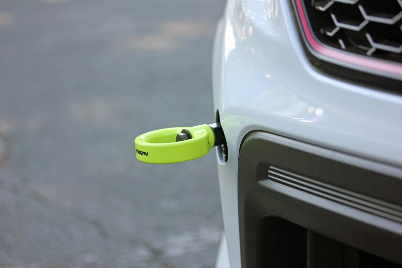 Perrin Front Tow Hook Neon Yellow (PSP-BDY-235NY) | Subaru WRX 2018-2021 / STI 2018-2021 / BRZ 2013-2025 / Scion FR-S 2013-2016 / Toyota GT86 2017-2021