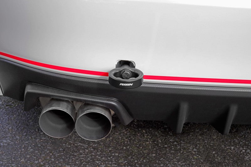 Perrin Rear Tow Hook Flat Black (PSP-BDY-252BK) | Subaru WRX 2015-2021 / STI 2015-2021