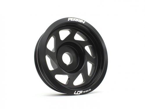 Perrin Lightweight Crank Pulley Black (PSP-ENG-100BK) | Subaru WRX 2002-2014 / STI 2004-2021 / Legacy GT 2005-2009 / Forester XT 2004-2013 / Outback XT 2005-2009