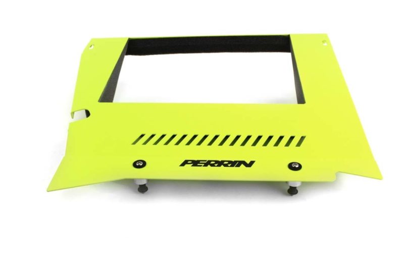 Perrin Engine Cover Kit Includes Intercooler And Pulley Covers Neon Yellow (PSP-ENG-165NY) | Subaru WRX 2015-2021