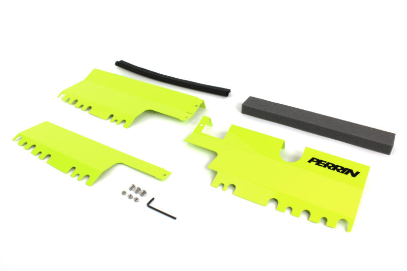 Perrin Radiator Shroud Full Kit Neon Yellow (PSP-ENG-512NY) | Subaru WRX 2015-2021 / STI 2015-2021