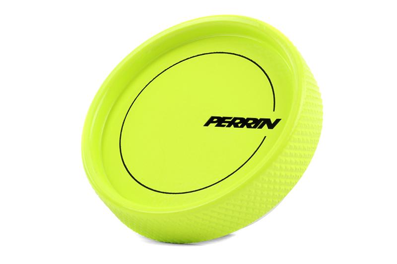 Perrin Oil Cap Billet Neon Yellow (PSP-ENG-711NY) | Subaru WRX / STI / BRZ / Forester XT / Legacy GT / Legacy XT / Outback XT / Crosstrek / Ascent / Scion FR-S 2013-2016 / Toyota GT86 2017-2021 / GR86 2022-2025
