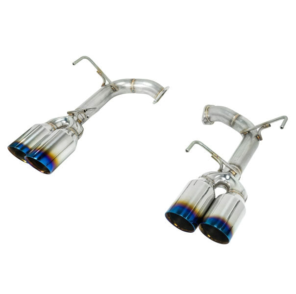 Remark Axle Back Exhaust w/ Burnt Double Wall Tips 4 Inch Subaru 2015-2020 WRX / 2015-2020 STI