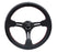 NRG 350mm Sport Steering Wheel 2" Deep Black Leather w/ Red Stitching Universal