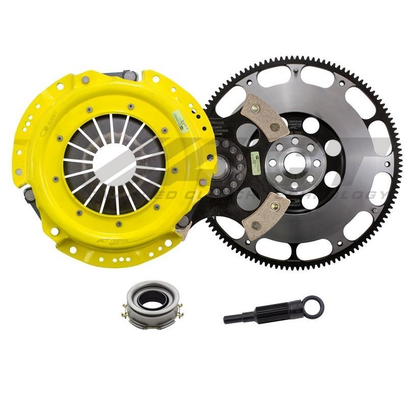 ACT Heavy Duty Solid 4 Puck Disc Clutch Kit Includes Prolite Flywheel (SB8-HDR4) | Subaru BRZ 2013-2021 / Scion FR-S 2013-2016 / Toyota GT86 2017-2021