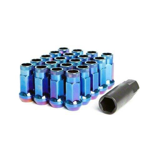 Wheel Mate Muteki SR48 Lug Nuts Open Ended Burning Blue M12 x 1.25 | 32905UN