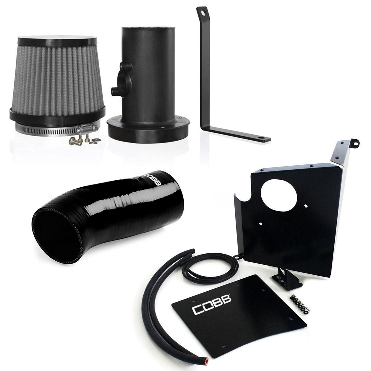 COBB SF Short Ram Intake With Air Box Combo Black Subaru 2002-2007 WRX / 2004-2007 STI / 2004-2008 Forester XT | SUB00001IA
