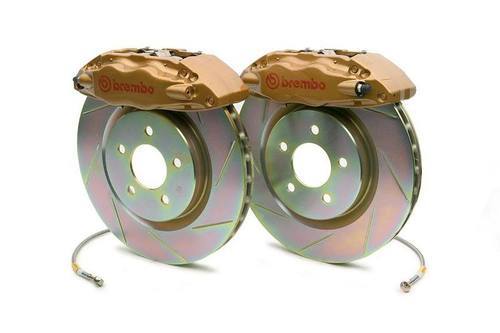 Brembo OE Gold Rear Brake Kit Subaru 2008-2014 WRX