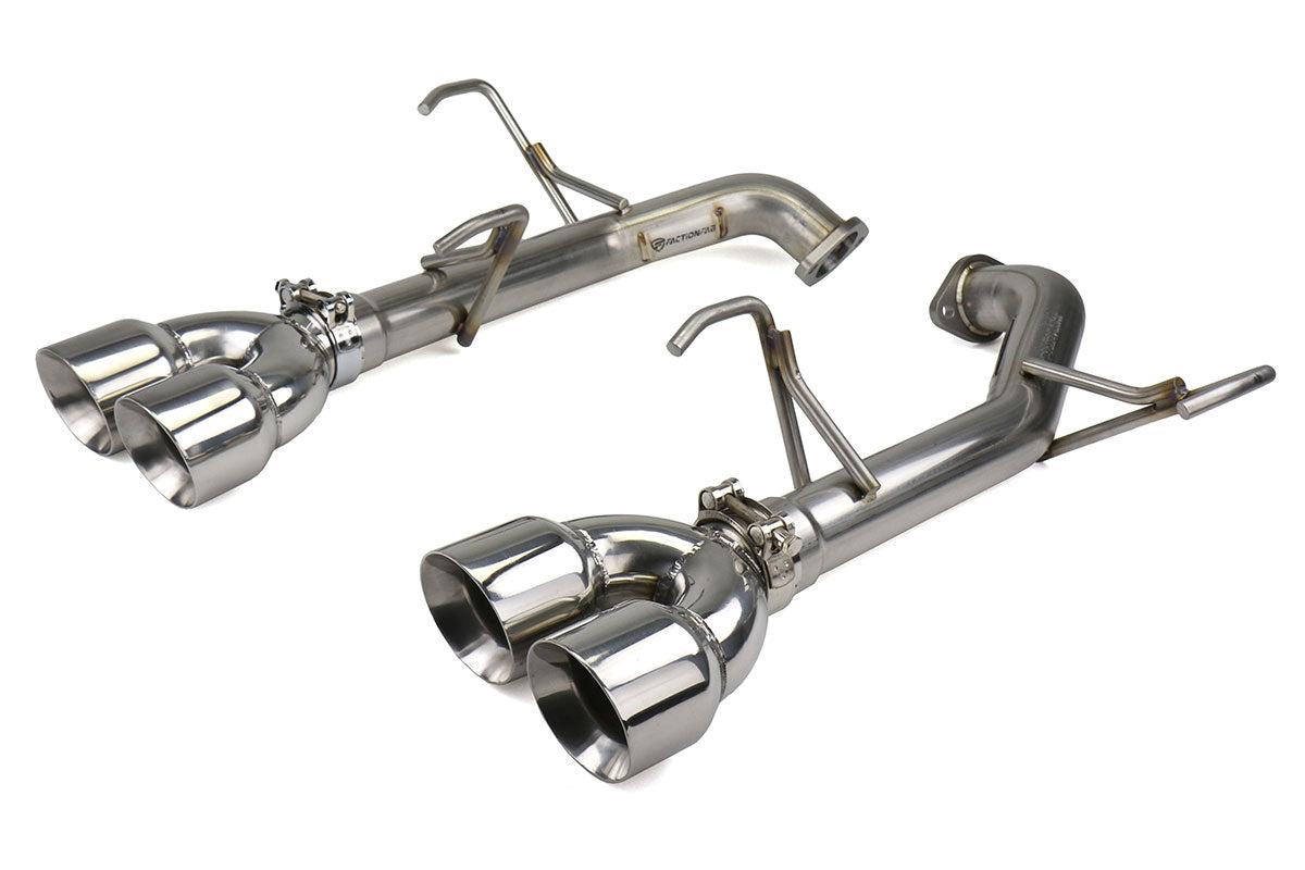 FactionFab Axle Back Exhaust w/ Polished Tips (SEDAN) Subaru 2011-2014 WRX / 2011-2014 STI