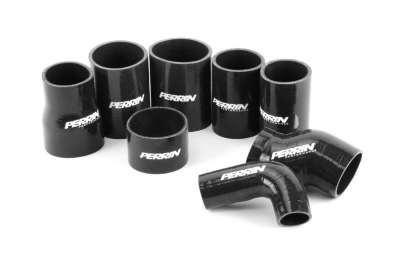 Perrin FMIC Piping Kit Black With Black Couplers (PSP-ITR-436-2BK/BK) | Subaru WRX 2008-2014