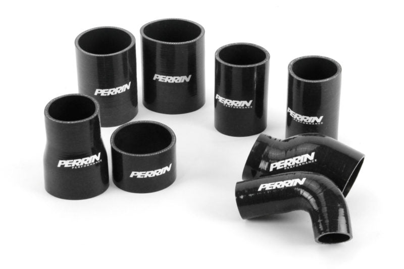 Perrin FMIC Piping Kit Black With Black Couplers (PSP-ITR-436-2BK/BK) | Subaru WRX 2008-2014