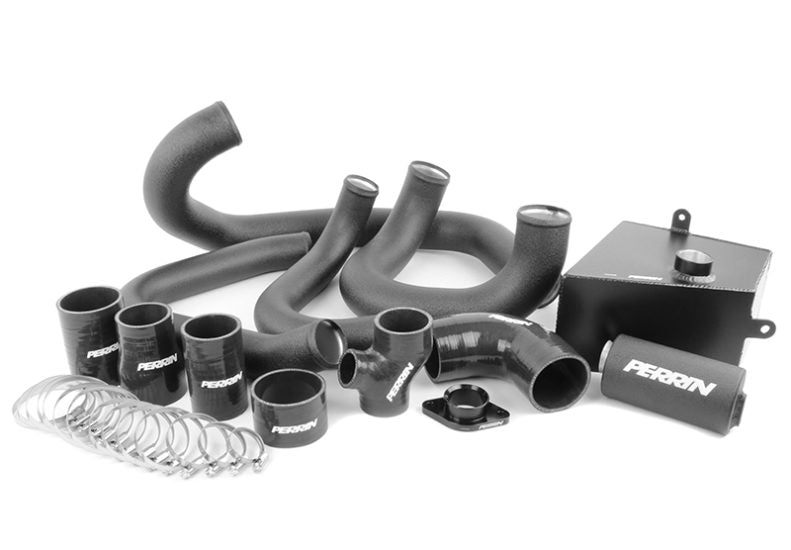 Perrin FMIC Piping Kit Black With Black Couplers (PSP-ITR-437-2BK/BK) | Subaru WRX 2015-2021