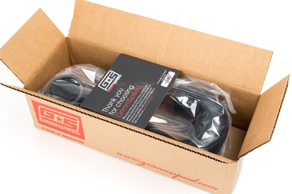 GrimmSpeed Top Mount Intercooler Turbo Outlet Hose Black Subaru 2008-2014 WRX