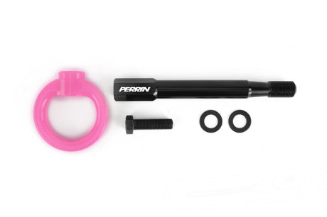 Perrin Rear Tow Hook Hyper Pink Sedan (PSP-BDY-251HP) | Subaru WRX 2008-2014 / STI 2008-2014