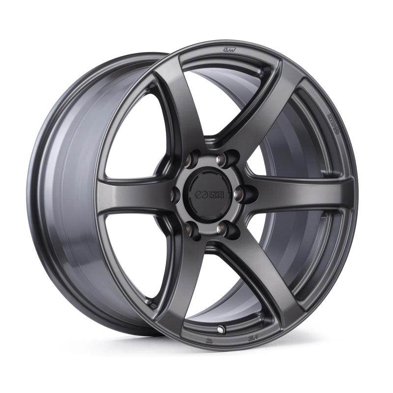 Enkei T6R 18x8.5 5x114.3 38mm Offset 72.6mm Bore Gloss Gunmetal Wheel | 539-885-6538GM