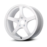 Gram Lights 57CR 18x9.5 5x100 38mm Offset Ceramic White Pearl Wheel | WGCRX38DCPP