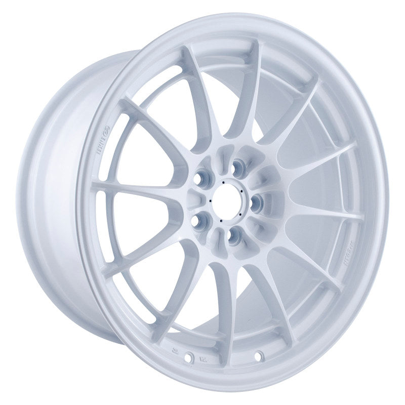 Enkei NT03+M 18x9.5 5x114.3 40mm Offset 72.6mm Bore Vanquish White Wheel | 3658956540WP