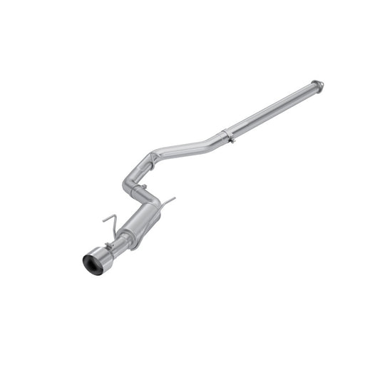 MBRP Armor Lite Series Cat Back Single Exit Aluminized Steel w/ Polished Tip Subaru 2022-2024 WRX | S4809AL