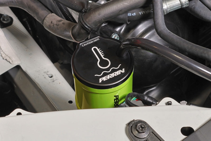 Perrin Performance Coolant Overflow Tank Neon Yellow Subaru 2002-2025 WRX / 2004-2021 STI / 2013-2025 BRZ / FR-S/ GT86 / GR86 | ASM-ENG-505NY