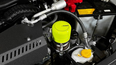 Perrin Oil Filter Cover Neon Yellow (PSP-ENG-716NY) | Subaru WRX 2015-2025 / BRZ 2013-2025 / Scion FR-S 2013-2016 / Toyota GT86 2017-2021 / GR86 2022-2025
