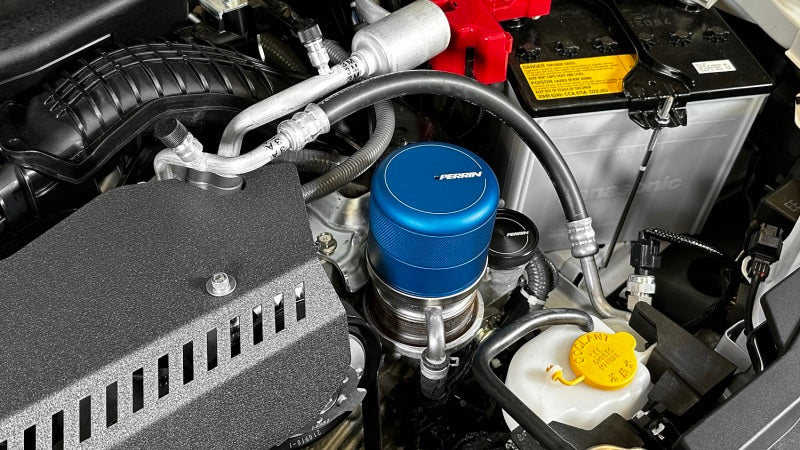 Perrin Oil Filter Cover Blue (PSP-ENG-716BL) | Subaru WRX 2015-2025 / BRZ 2013-2025 / Scion FR-S 2013-2016 / Toyota GT86 2017-2021 / GR86 2022-2025