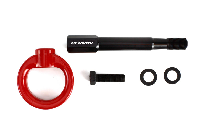 Perrin Rear Tow Hook Red (PSP-BDY-257RD) | Subaru WRX 2022-2025 / Crosstrek 2018-2023