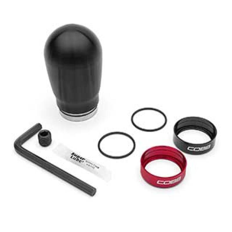 COBB Tall Weighted Shift Knob Black Subaru 2013-2024 BRZ / 2013-2016 FRS / 2017-2021 GT86 / 2022-2024 GR86 | 291370-BK