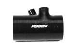 Perrin Turbo Inlet Hose With Short Nozzle Black V2 Fitment (PSP-INT-426BK) | Subaru WRX 2022-2024