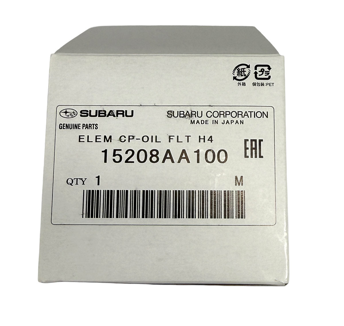 Subaru OEM Genuine Oil Filter Subaru 2002-2014 WRX / 2004-2021 STI | 15208AA100