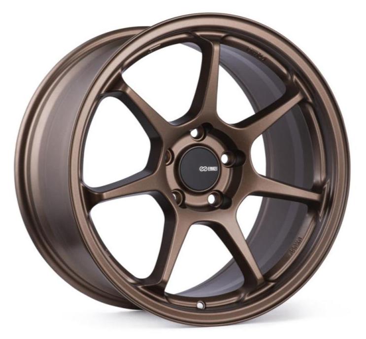 Enkei TS-7 18x9.5 5x114.3 38mm Offset 72.6mm Bore Matte Bronze Wheel | 535-895-6538ZP