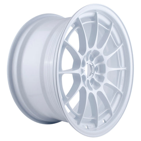 Enkei NT03+M 18x9.5 5x114.3 40mm Offset 72.6mm Bore Vanquish White Wheel | 3658956540WP