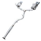 AWE Touring Edition Cat Back Exhaust Chrome Silver Tips (SEDAN) Subaru 2011-2014 WRX / 2011-2021 STI | 3015-42104