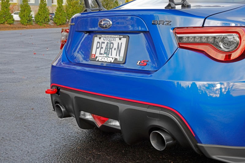 Perrin Rear Tow Hook Red (PSP-BDY-255RD) | Subaru BRZ 2013-2025 / Scion FR-S 2013-2016 / Toyota GT86 2017-2021 / GR86 2022-2025
