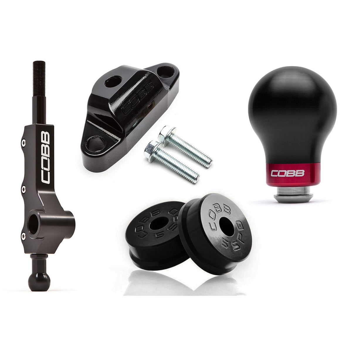 COBB Stage 1+ Drivetrain Package 5-Speed w/ Wide Barrel Shifter (Weighted Knob) Subaru 2002-2007 WRX | 212X01P-WK