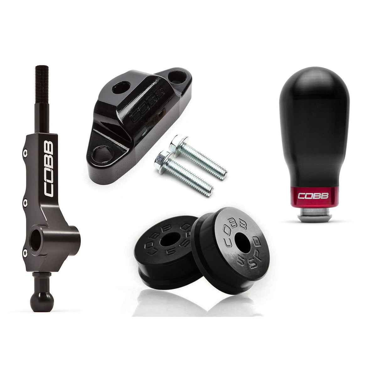 COBB Stage 1+ Drivetrain Package 5-Speed w/ Tall Shifter (Tall Weighted Knob) Subaru 2002-2007 WRX | 212X11P-TW