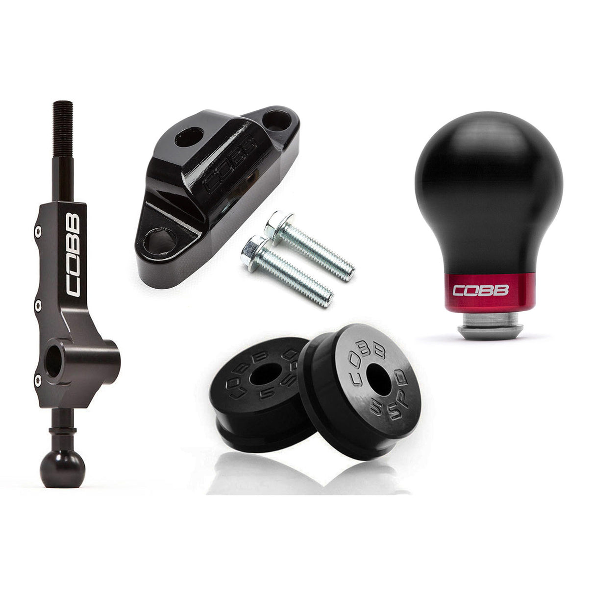 COBB Stage 1+ Drivetrain Package 5-Speed (Weighted Knob) Subaru 2008-2014 WRX / 2006-2008 FXT / 2005-2009 LGT / OBXT | 214X01P-WK