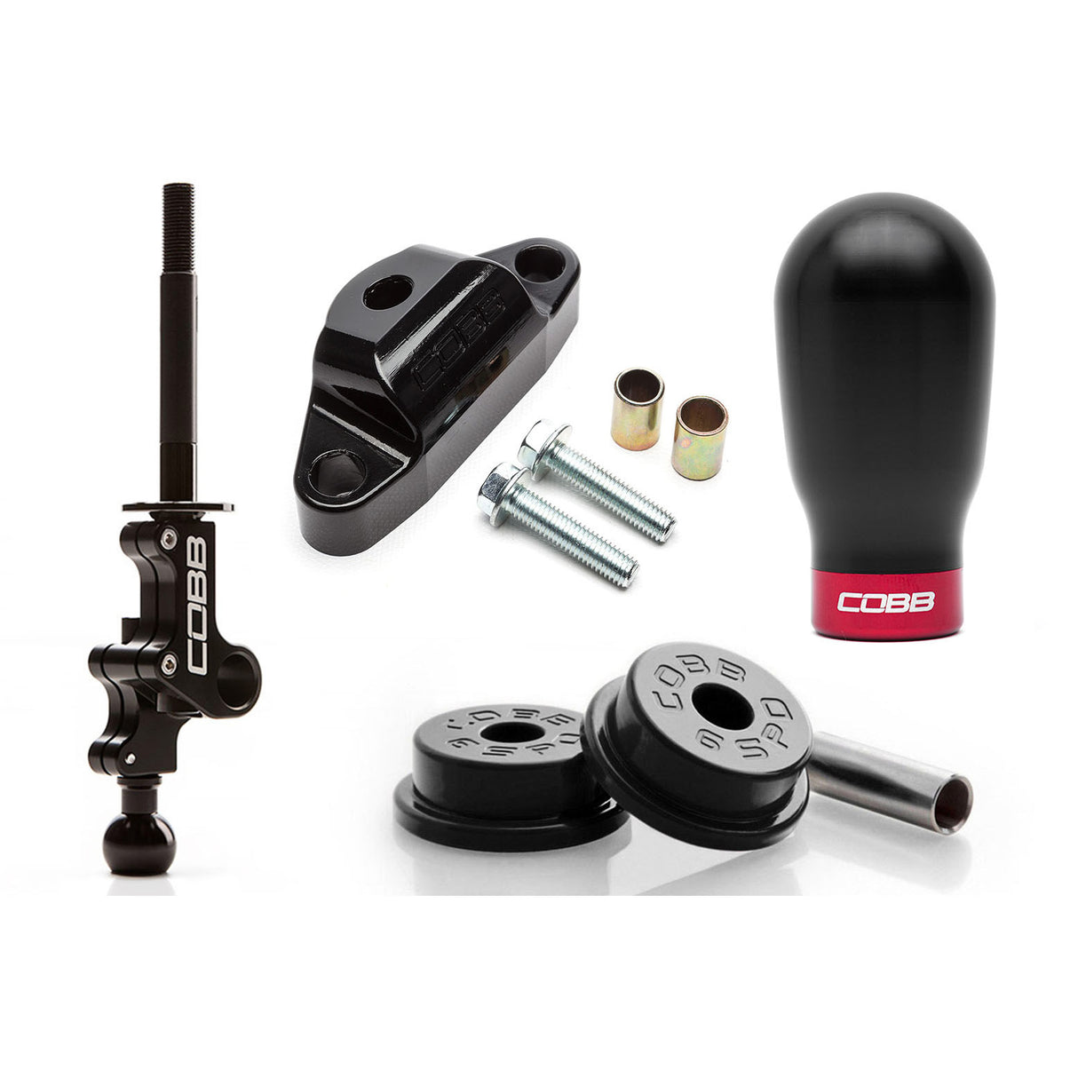 COBB Stage 1+ Drivetrain Package 6-Speed (Tall Weighted Knob) Subaru 2004-2021 STI | 215X01P-TW