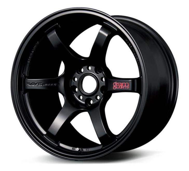 Gram Lights 57DR 18x8.5 5x114.3 37mm Offset Semi Gloss Black Wheel | WGIV37EH